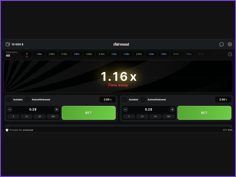 The Provably Fair System and the Reliability of Astronaut's Results
