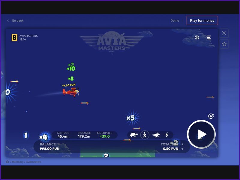 How are payouts and winnings rounded in AviaMasters?