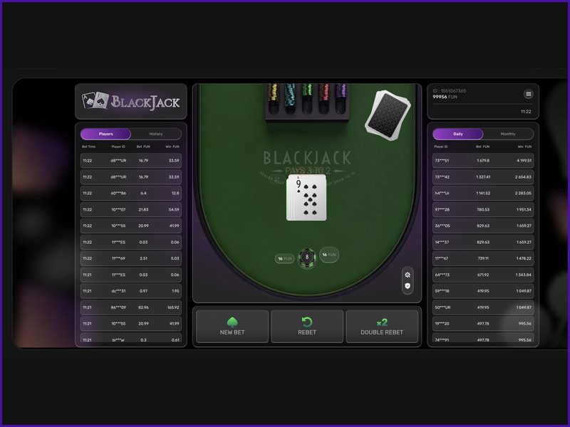 Explanation of the Return to Player (RTP) and Payouts in Blackjack