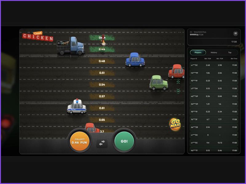 An overview of all the game features and tools in Chicken Crash