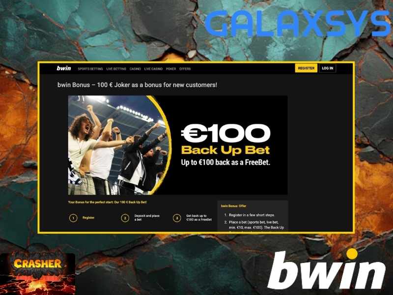 Bonus et promotions pour les joueurs de Crasher chez Bwin