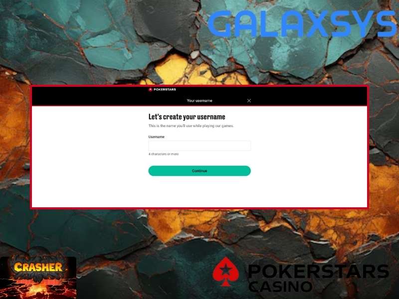 Registration on the Pokerstars casino