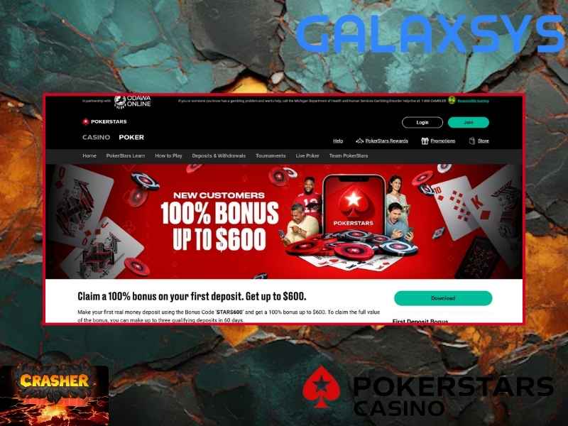 Bonuses and promotions for Crasher players at Pokerstars