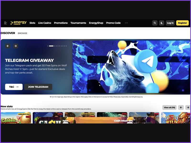 Modes de paiement et méthodes de dépôt sur EnergyCasino