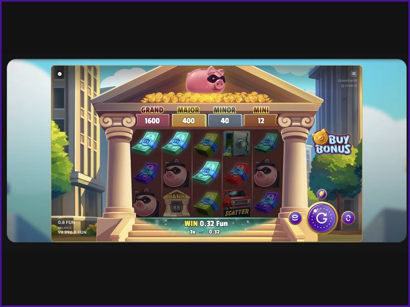 Gangsta Piggy Demo Mode with Virtual Credits