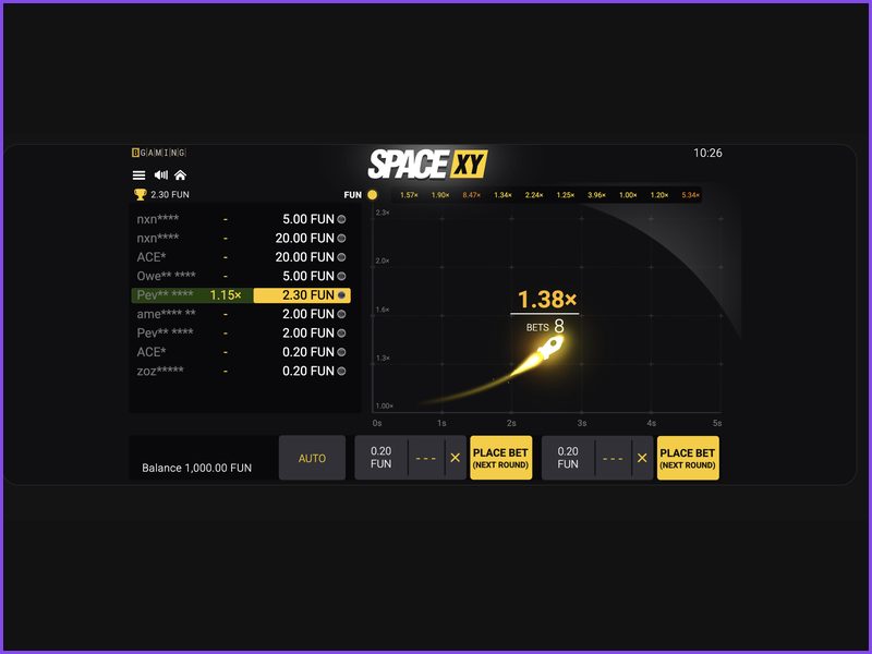 How are payments rounded when using fractional multipliers in Space XY?