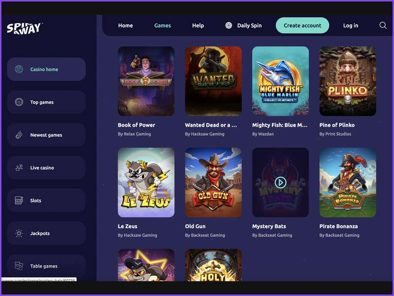 Vantagens e principais funcionalidades do casino SpinAway