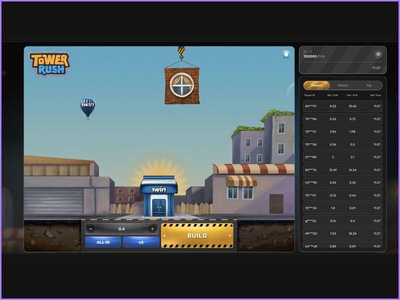 Special bonus blocks and mechanics in Tower Rush